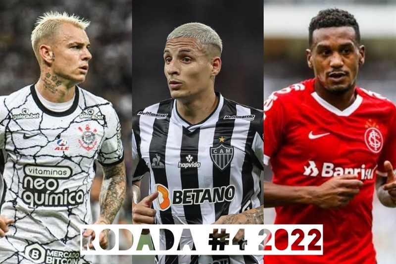 TOP 3 por posição, dicas e unanimidades da rodada #4 do Cartola FC 2022 - Campeonato Brasileiro. As dicas do Cartola FC Brasil para a 4ª rodada tem como melhor escalação e dicas os times do Atlético-MG, Internacional e Botafogo