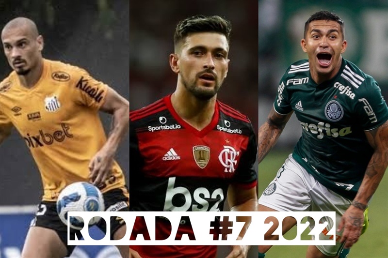 TOP 3 por posição, dicas e unanimidades da rodada #7 do Cartola FC 2022 - Campeonato Brasileiro. As dicas do Cartola FC Brasil para a 7ª rodada tem como melhor escalação e dicas os times do Flamengo, Palmeiras e Santos