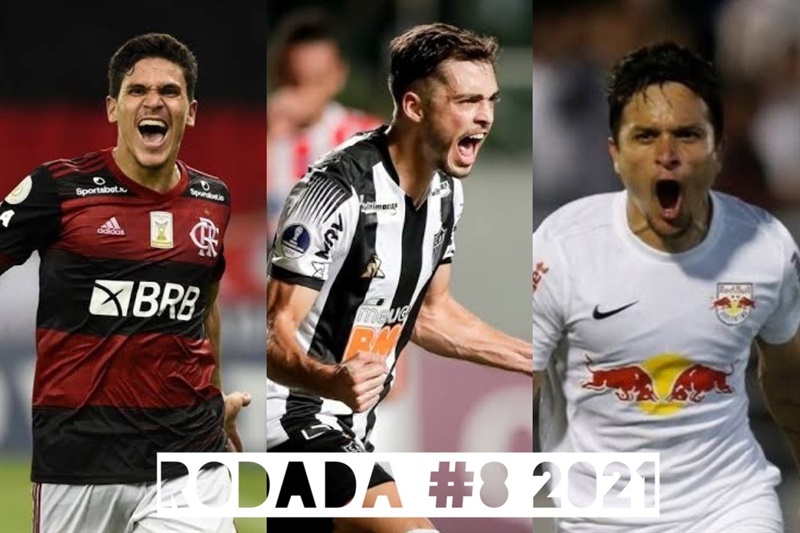TOP 3 por posição, dicas e unanimidades da rodada #8 do Cartola FC 2021 - Campeonato Brasileiro. As dicas do Cartola FC Brasil para a 8ª rodada tem como melhor escalação e dicas os times do Fortaleza, RB Bragantino e Flamengo