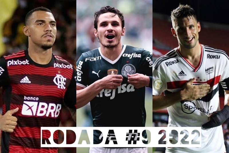 TOP 3 por posição, dicas e unanimidades da rodada #9 do Cartola FC 2022 - Campeonato Brasileiro. As dicas do Cartola FC Brasil para a 9ª rodada tem como melhor escalação e dicas os times do São Paulo, Flamengo e Botafogo