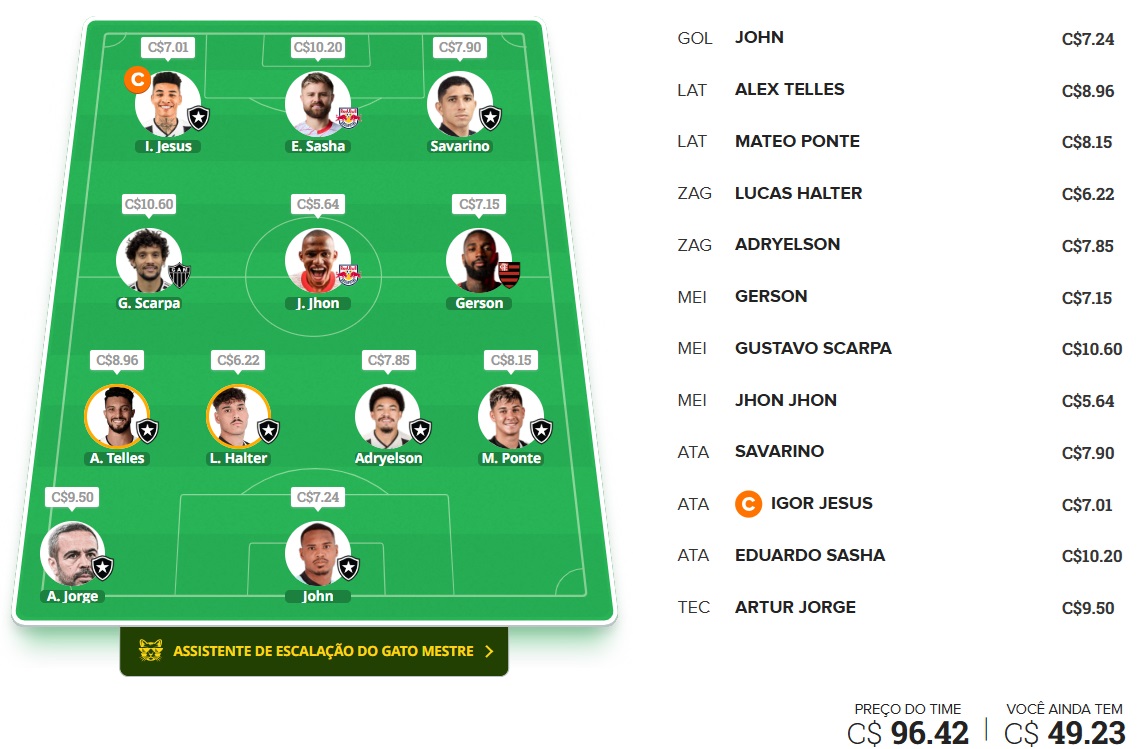 Dicas Tiro Curto #38 Time para disputas rápidas / ligas por rodada, com o objetivo de ser o maior pontuador e faturar toda a premiação. Confira o time base e as apostas para mitar na rodada #38 do Cartola 2024