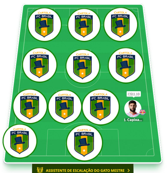 Time dos Parças #14 Time exclusivo dos nossos parceiros com escalação visando regularidade alinhada aos nossos principais objetivos: pontuar bem e mitar na #14 do Cartola FC 2024! Esse é o time principal da equipe do Cartola FC Brasil