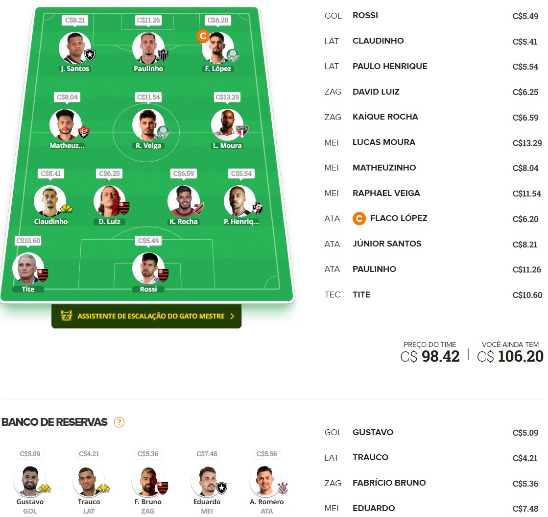 Tio Patinhas Brasil #16 Dicas para montar um time bom e barato e ainda valorizar na rodada #16 do Cartola FC 2024. Essas dicas são para ganhar cartoletas na décima sexta rodada do Cartola FC