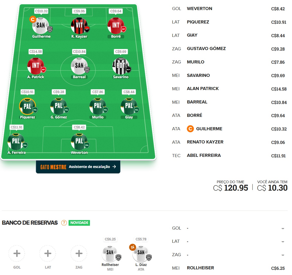 Dicas Tiro Curto #26 Time para disputas rápidas / ligas por rodada, com o objetivo de ser o maior pontuador e faturar toda a premiação. Confira o time base e as apostas para mitar na rodada #26 do Cartola 2025