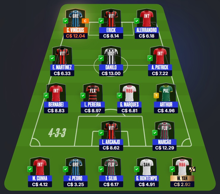 Dicas para montar um time bom e barato e ainda valorizar na rodada #29 do Cartola FC 2026. Essas dicas são para ganhar cartoletas na vigésima nona rodada do Cartola FC