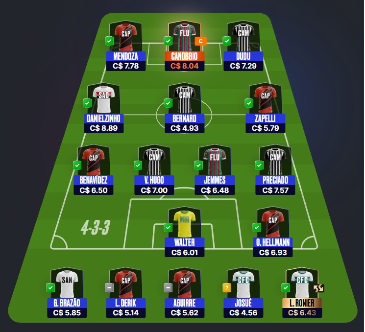 Dicas para montar um time bom e barato e ainda valorizar na rodada #3 do Cartola FC 2026. Essas dicas são para ganhar cartoletas na terceira rodada do Cartola FC